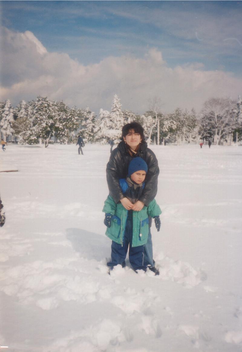 Я и Михась. Батуми, зима-2004