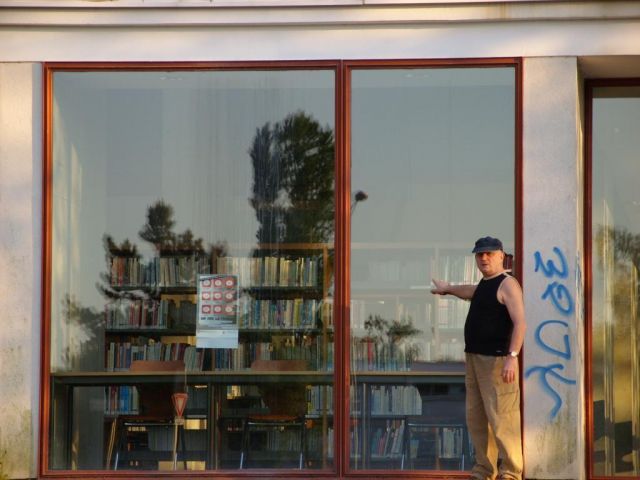 Besançon. Campus. La bibliothèque.