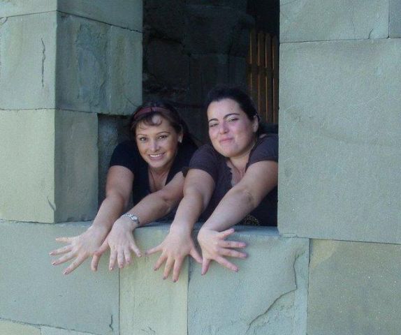 С Кристиной в Мцхета