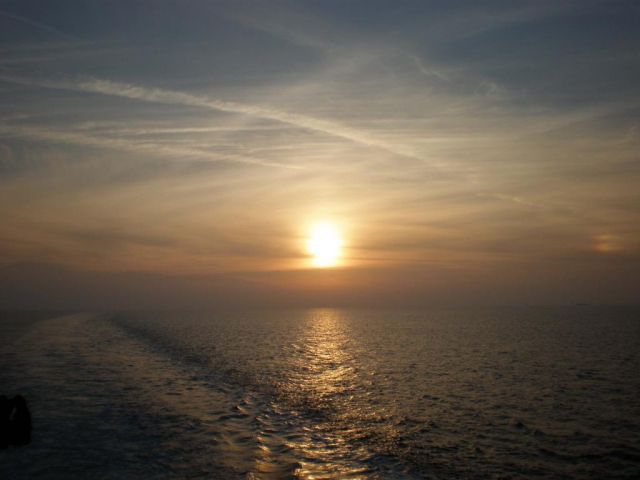 Закат в Индийском океане