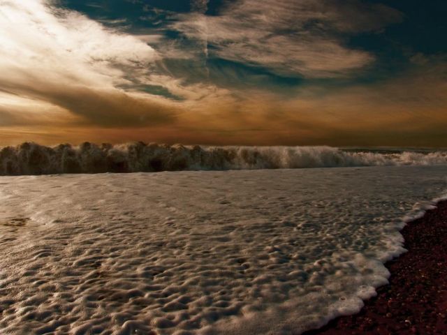 Кобулети, пляж