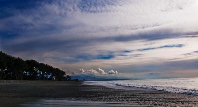 Кобулети, пляж