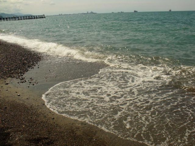 Пляж зелёного мыса