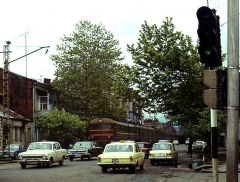 ...просто поезд на улице))